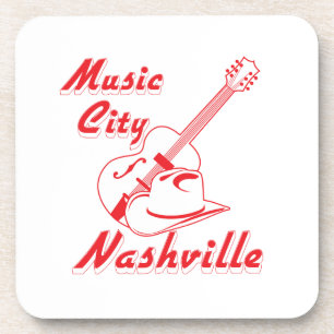 Dessous-de-verre Nashville. Ville de musique