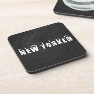 Dessous-de-verre Natif New Yorkais noir