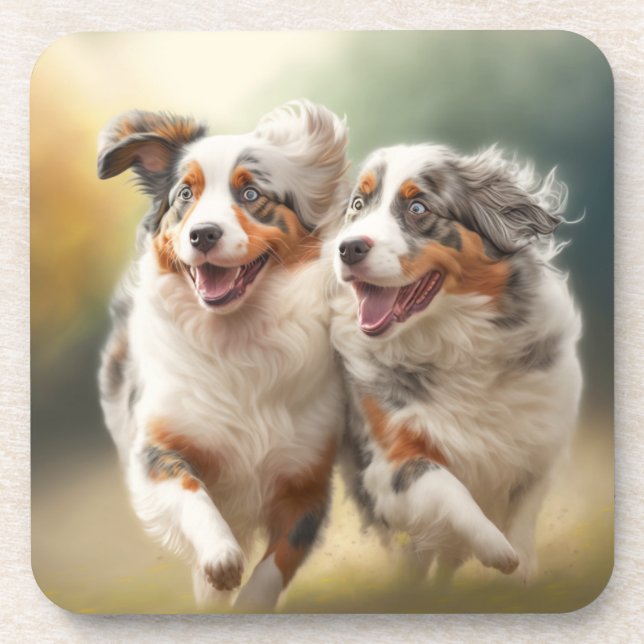 Dessous-de-verre National Australian Shepherd Day, Chien australien (Devant)