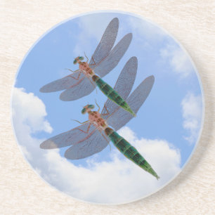 Dessous de verre naturel de Dragonlies Blue Sky