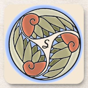 Dessous-de-verre Nautilus Monogrammed (Ensemble de 6)