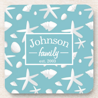 Dessous-de-verre Nautique Seastar Seashells Family Beach House