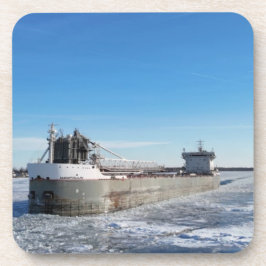 Dessous-de-verre Navire d'hiver Manitoulin des Grands Lacs