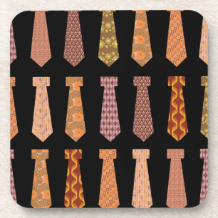 Dessous-de-verre Neckties à motifs