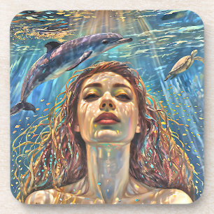 Dessous-de-verre "Nerena" Sous les eaux calmes