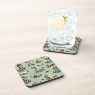 Dessous-de-verre Nessie de Noël Monstre du Loch Ness Confortable Cr