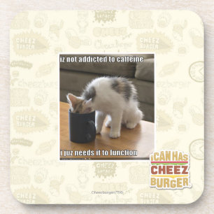 Dessous-de-verre N'est pas dépendant à la caféine