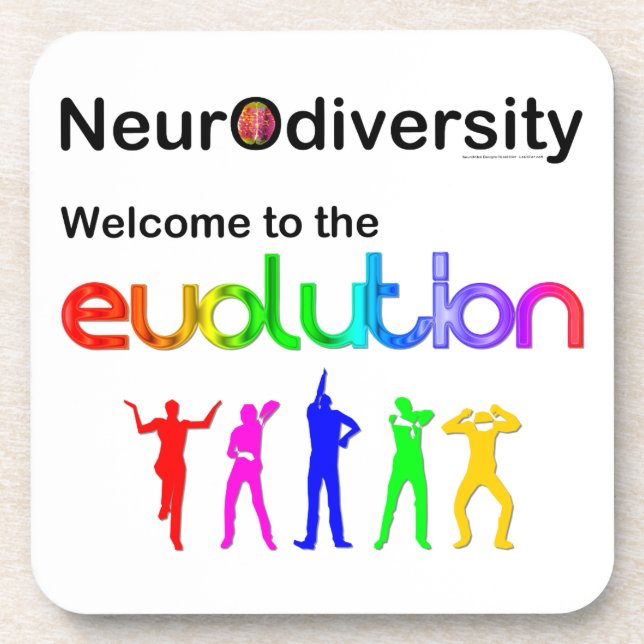 Dessous-de-verre Neurodiversity Welcome (Devant)