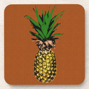 Dessous-de-verre Newsprint ananas