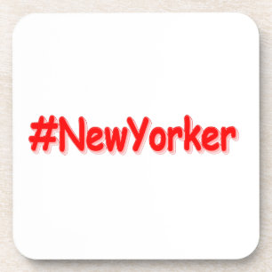 Dessous-de-verre "#NewYorker" Joli design. Commandez dès maintenant