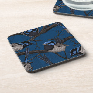 Dessous-de-verre Night fairy wrens