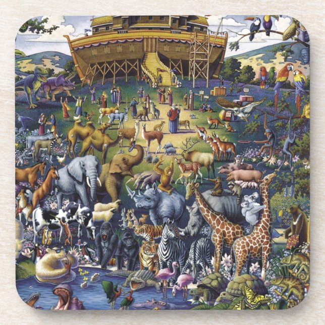 Dessous-de-verre Noahs Ark Animaux (Devant)