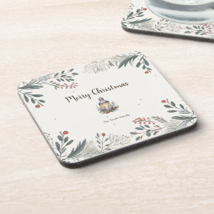 Dessous-de-verre Noël Aquarelle Salutations