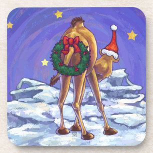 Dessous-de-verre Noël aux chameaux