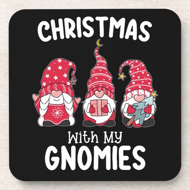 Dessous-de-verre Noël Avec Mes Gnomies Gnomes (Devant)
