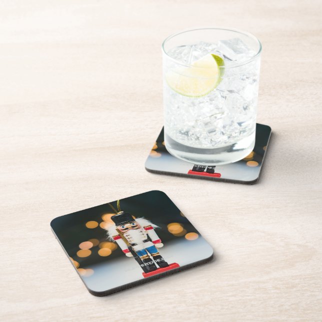 Dessous-de-verre Noël SlipperyJoe nutcracker figurine ornement (Côté Droit)