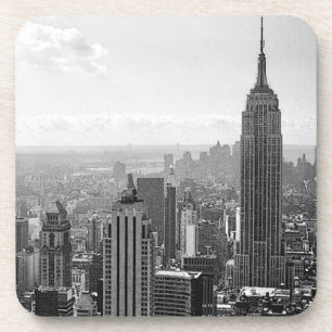 Dessous-de-verre Noir et blanc New York City