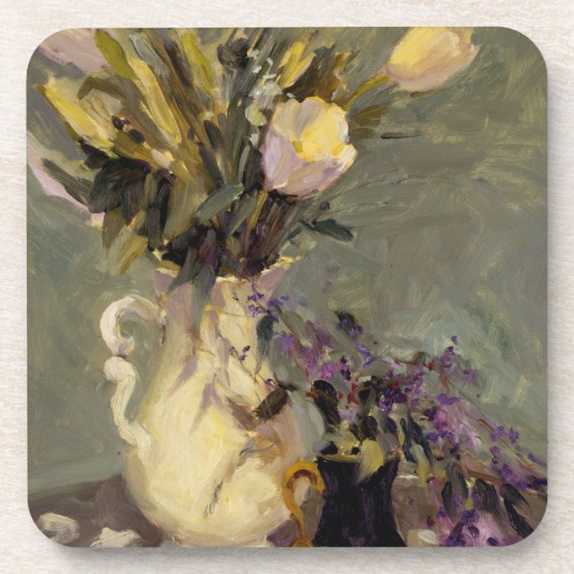 Dessous-de-verre Noir et or (Devant)