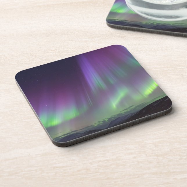 Dessous-de-verre Northern Lights | Irlande du Nord (Côté gauche)