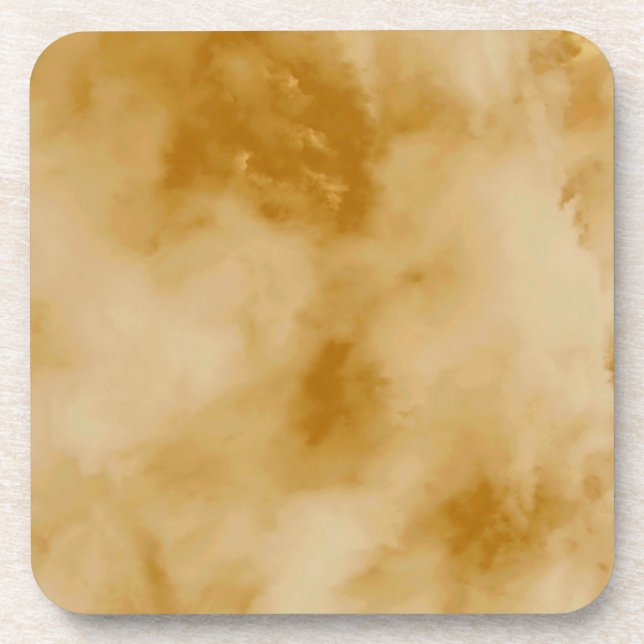Dessous-de-verre Nuages jaunes (Devant)