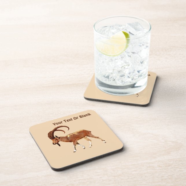 Dessous-de-verre Nubian Ibex - Ein Gedi (Côté Droit)