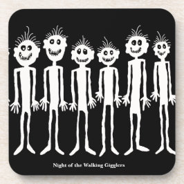 Dessous-de-verre Nuit des Gigglers à pied Petroglyph