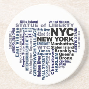 Dessous de verre NYC