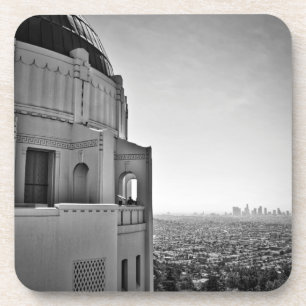 Dessous-de-verre Observatoire Griffith et centre-ville de Los Angel