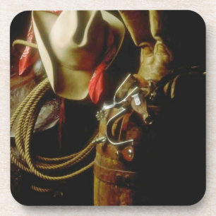 Dessous de verre occidentaux de lever de soleil de