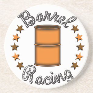 Dessous de verre occidentaux de rodéo de grange de