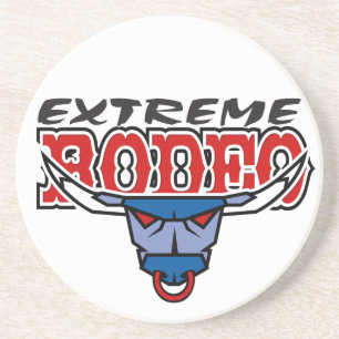 Dessous de verre occidentaux de rodéo de grange de