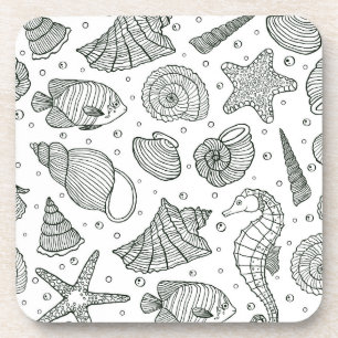 Dessous-de-verre Océan Inhabitants Motif 3