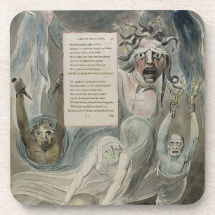 Dessous-de-verre Ode à l'adversité, "des poèmes de Thomas Gray",