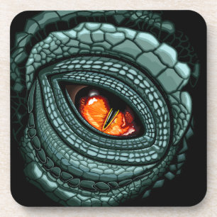Dessous-de-verre Œil de prédateur reptile primal