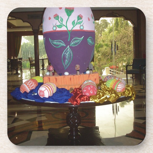 Dessous-de-verre OEufs de Pâques décorés (Devant)