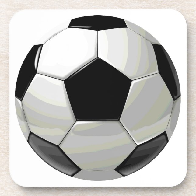 Dessous-de-verre Oeuvre de soccer unique (Devant)