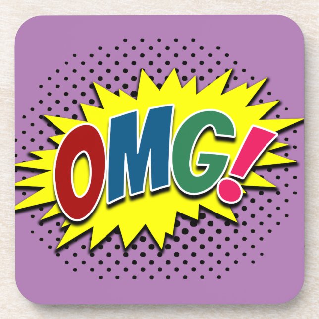 Dessous-de-verre Oh mon Dieu ! (Devant)