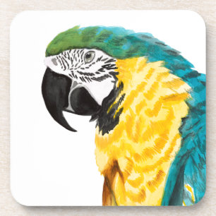 Dessous-de-verre Oiseau tropical de perroquet