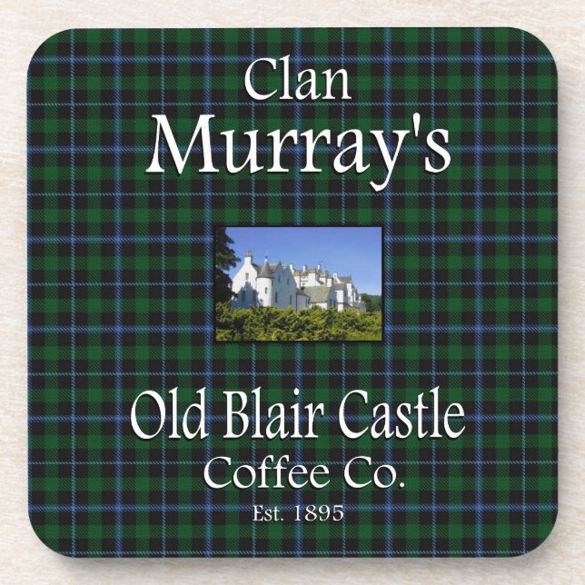 Dessous-de-verre Old Blair Castle Coffee Co de Clan Murray. (Devant)