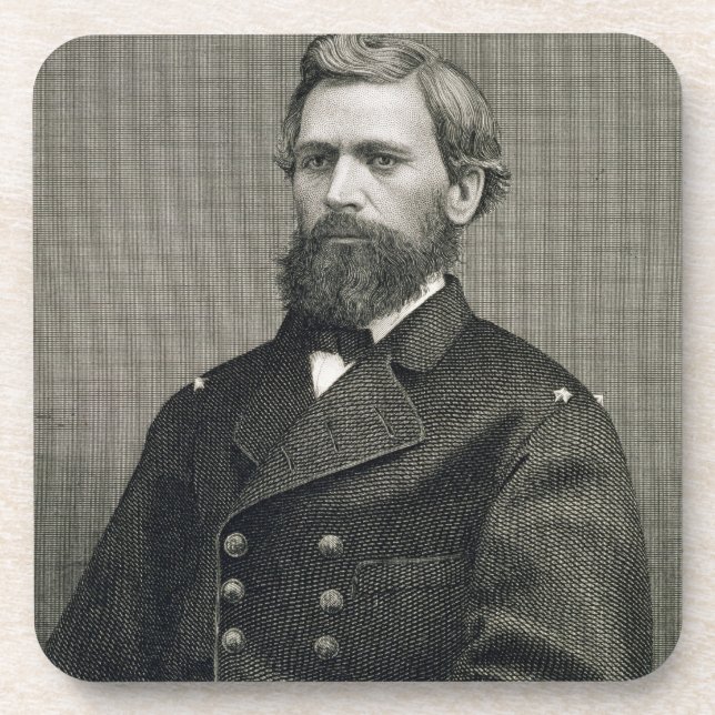 Dessous-de-verre Oliver Otis Howard (1830-1909), gravé par Robert (Devant)