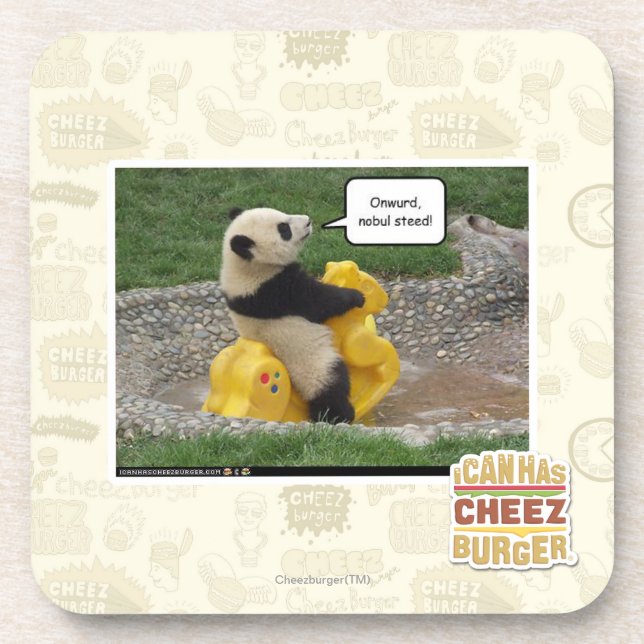 Dessous-de-verre Onwurd, coursier de nobul ! (Devant)