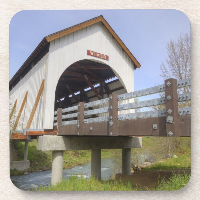 Dessous-de-verre OR, Jackson County, pont couvert McKee (Devant)