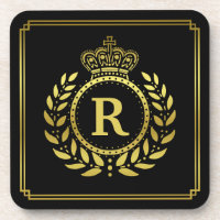 Or noir de Deco de laurier de couronne décorée