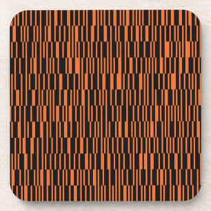 Dessous-de-verre Orange, cool, tendance, art graphique géométrique 