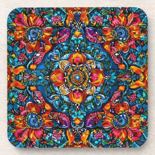 Dessous-de-verre Ornement floral