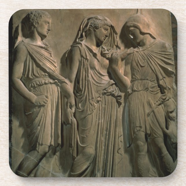 Dessous-de-verre Orphée, Eurydice et Hermes (marbre) (Devant)