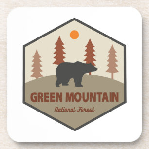 Dessous-de-verre Ours forestier national de Green Mountain