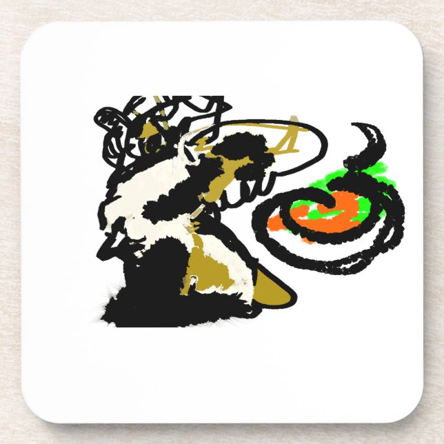 Dessous-de-verre Owl Autumn joy (Devant)