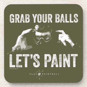 Dessous-de-verre Paintball Paint