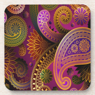 Dessous-de-verre Paisley Purple
